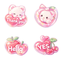 fruits and cute animals and Berry