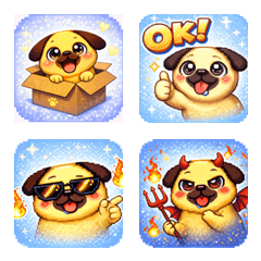 Cute Game Pug
