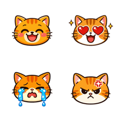 Cat emoji assortment