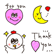 fashionable greeting emoji