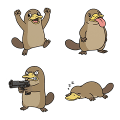 おかしなカモノハシの絵文字