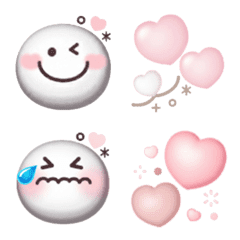 Simple and cute pastel colored heart