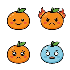 ส้มแมนดารินกลมๆ น่ารักๆ