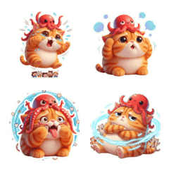 The Very Hungry Octopus Cat Wants Fo