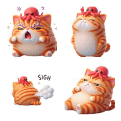 เจ้าเหมียวปลาหมึกสุดกระปรี้กระเปร่า เตรี