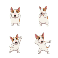 Berserk Bull Terrier Stop Right Now!