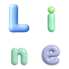 ぷくぷく立体3D絵文字