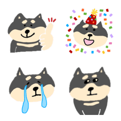 Black Shiba Emoji