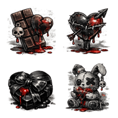 Cute! Dark Sweets Emojis