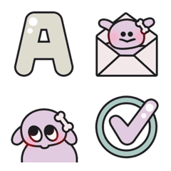 I GoGo dog purple woof-woof emoji