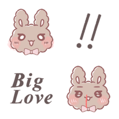 Rabbit Otaku Luv-Rou (brown)