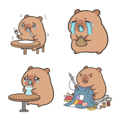 คาปิบาราผู้หิวโซที่อยากกินข้าวเท่านั้น