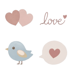 Muted colors, stylish and simple