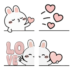 simple Rabbit cute emoji2