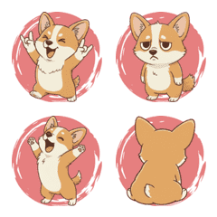 A Corgi that wriggles around (red)