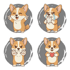 A Corgi that wriggles around (black)