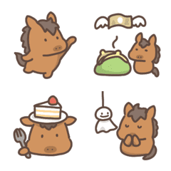 馬の日常色々絵文字2