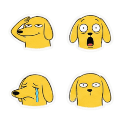 Cute Dog Series-Little Yellow Dog