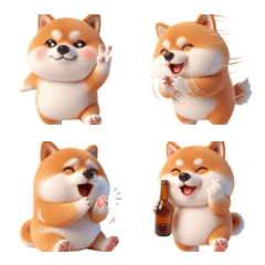 심쿵! 만취한 시바견이 뻗었어요