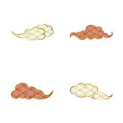 상서로운 구름 동양의 미 이모지