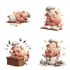 เจ้าหมูสีชมพูที่เหนื่อยจนขี้เกียจขยับ2