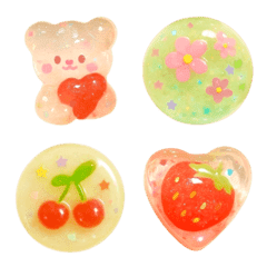 Cute plump decorated emojis14