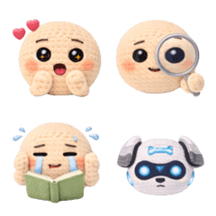 Crochet Emoji Faces