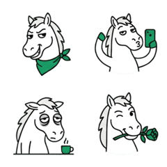 Horse's galloping joy