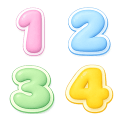 Jelly Sweet Numbers emoji
