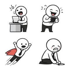 미니멀 직장인 스틱친구