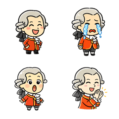 Cute Mozart Daily Emoji