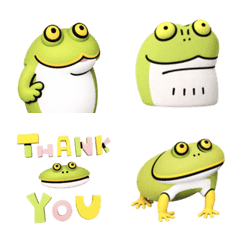 Budget frog Emoji3D