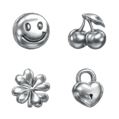 Y2K♡シルバー絵文字