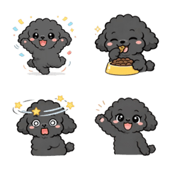 Black Poodle Daily Mood