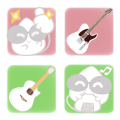 Pick-kun Emoji (White)