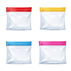 Kantong Ritsleting 3D