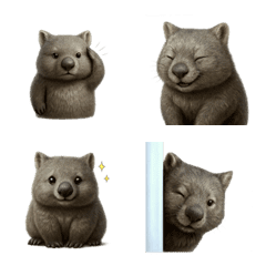 Lucu! Emoji Wombat 1
