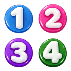 ตัวเลขในวงกลม บอลลูนมินิ