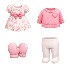 Roupas de Bebê Menina 3D