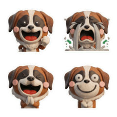 3D Saint Bernard 25