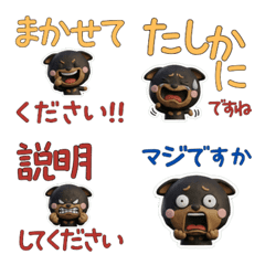 Moving 3D Doberman 30