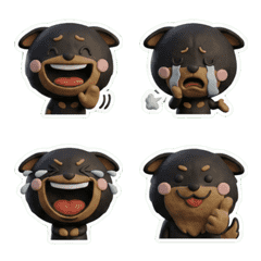 Moving 3D Doberman 26