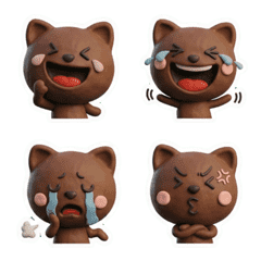 Moving 3D Burmese Cat 26