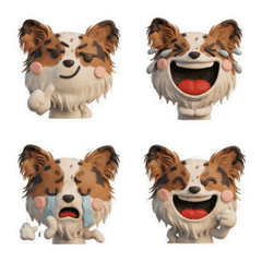 3D สุนัขปาปิยอง 25