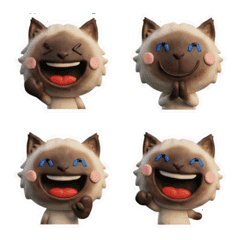 3D Himalayan Cat 25