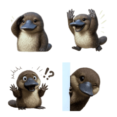 น่ารัก! อีโมจิ ตัวตุ่นปากเป็ด 1