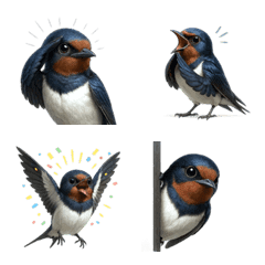 Imut! Emoji Burung Walet 1