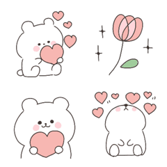 북극곰♡마음전하는 이모티콘