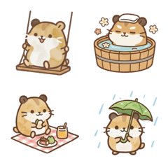 Soft & Puffy Hamster Emoji Pack