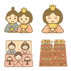 Hinamatsuri Spring Emoji Set 1